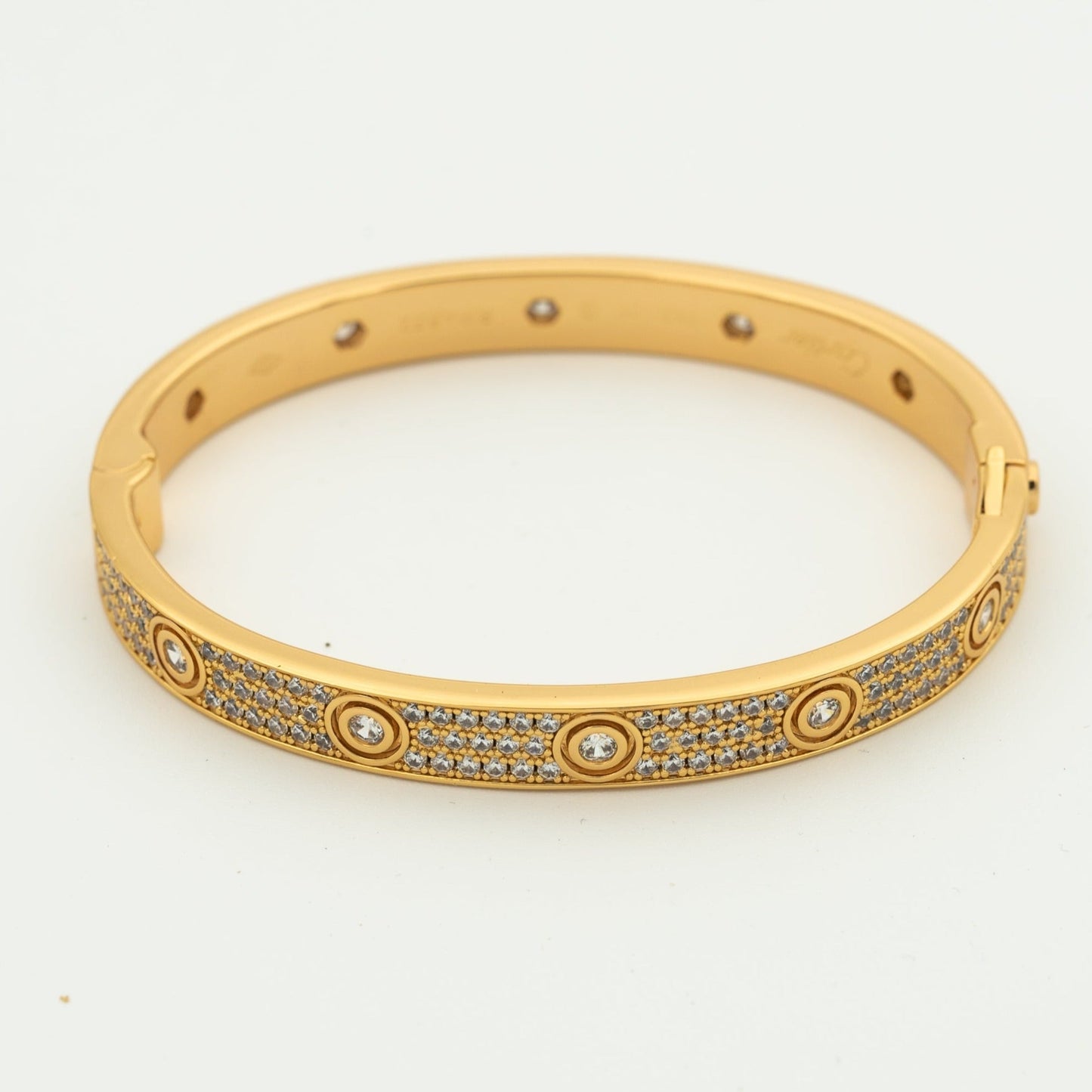 [Love Lucky]LOVE BRACELET 6.1MM DIAMOND-PAVED 10 BIG DIAMONDS