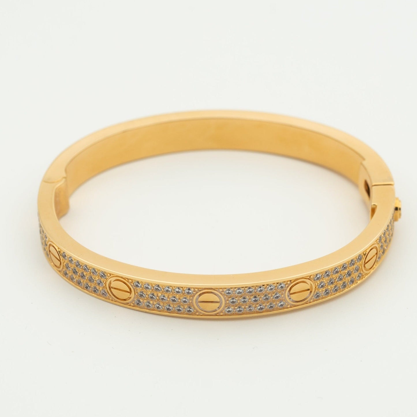 [Love Lucky]LOVE BRACELET 6.1MM DIAMOND-PAVED