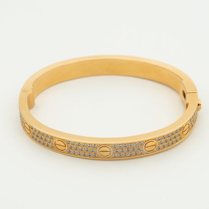 [Love Lucky]LOVE BRACELET 6.1MM DIAMOND-PAVED