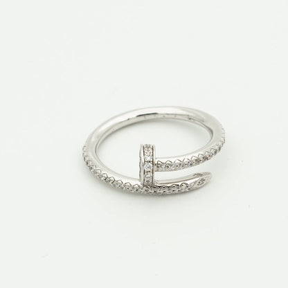 [Love Lucky]JUSTE RING 1.8MM SILVER DIAMONDS