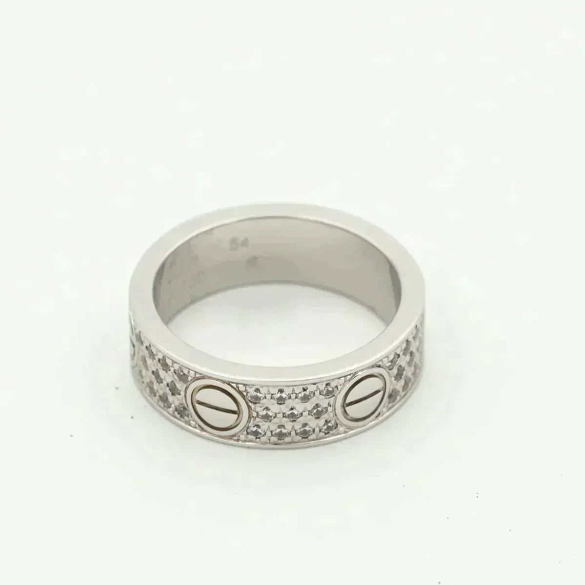 [Love Lucky]LOVE RING 5.5MM DIAMONDS PAVED