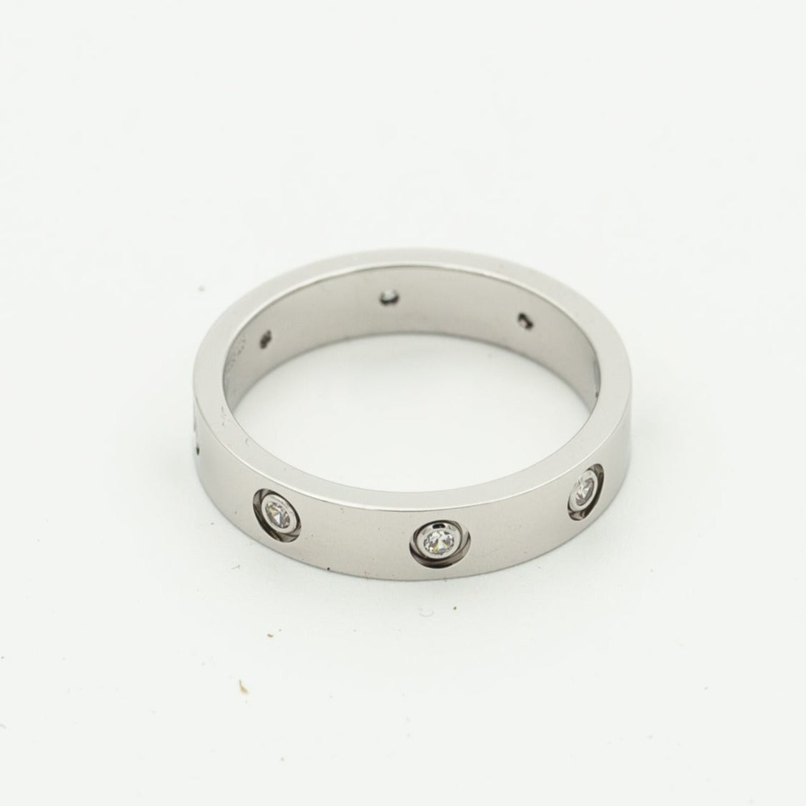 [Love Lucky]LOVE RING 3.6MM 8 DIAMONDS