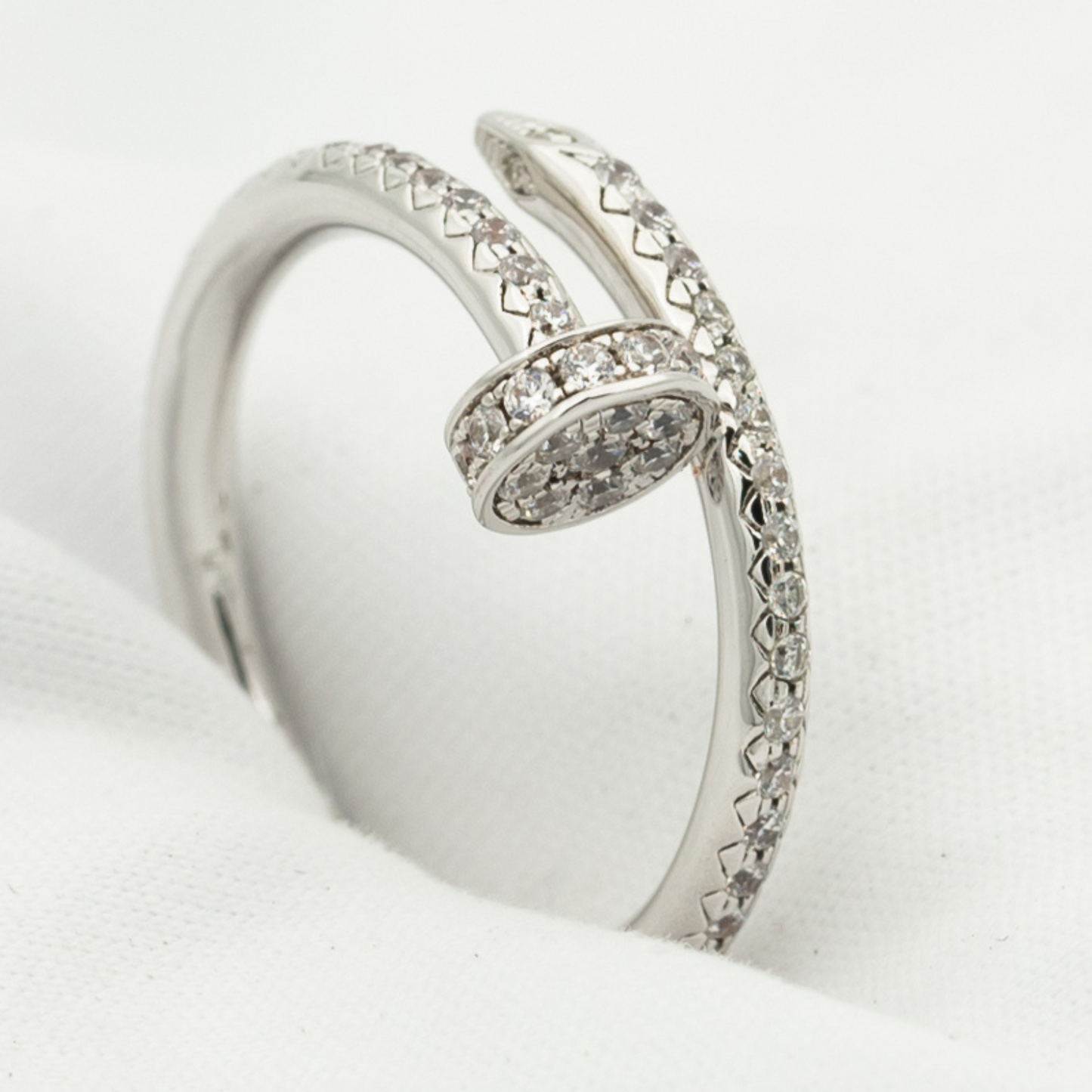 [Love Lucky]JUSTE RING 1.8MM SILVER DIAMONDS