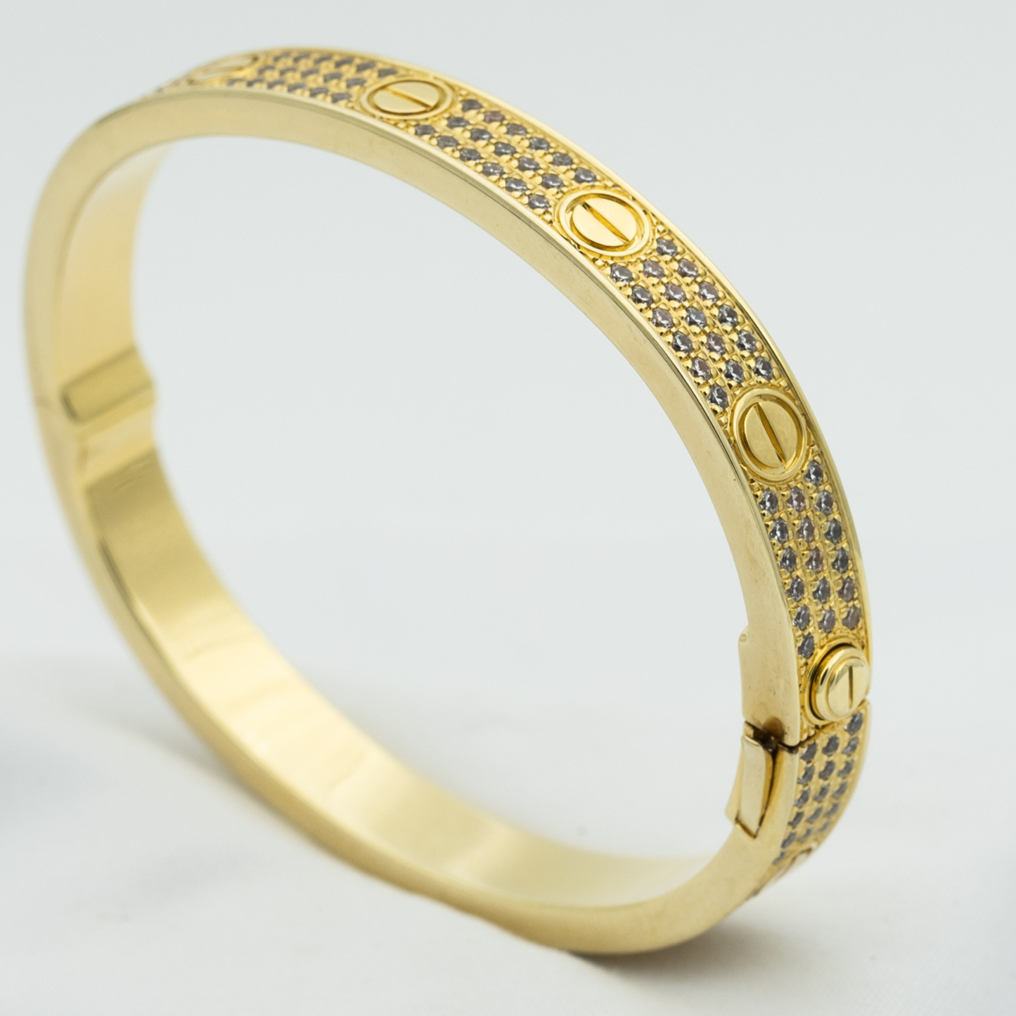 [Love Lucky]LOVE BRACELET 6.1MM DIAMOND-PAVED