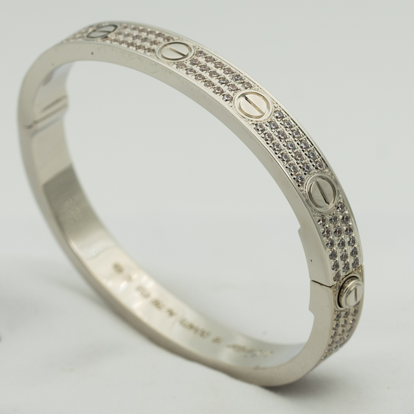 [Love Lucky]LOVE BRACELET 6.1MM DIAMOND-PAVED
