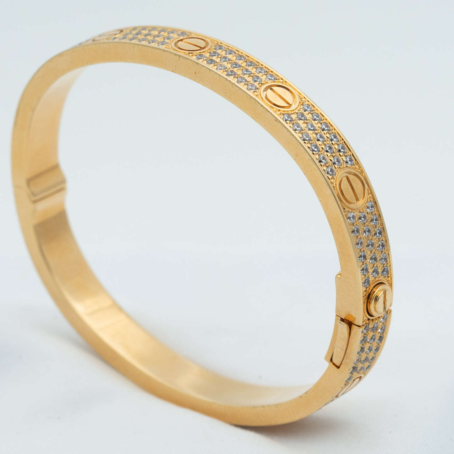 [Love Lucky]LOVE BRACELET 6.1MM DIAMOND-PAVED
