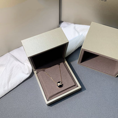 [Love Lucky]JEUX DE PINK GOLD DIAMOND NECKLACE