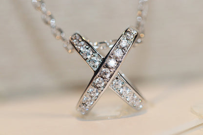 [Love Lucky]JEUX DE DIAMOND NECKLACE