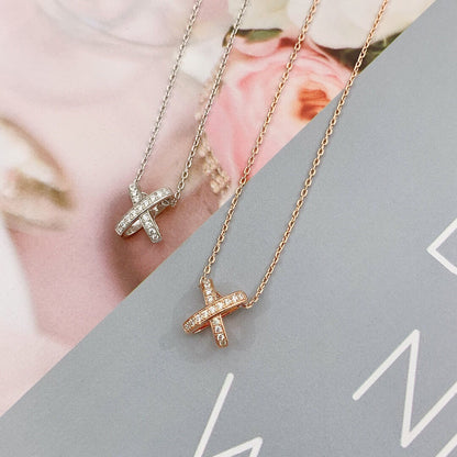 [Love Lucky]JEUX DE DIAMOND NECKLACE