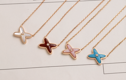 [Love Lucky]JEUX DE NECKLACE 1 DIAMOND