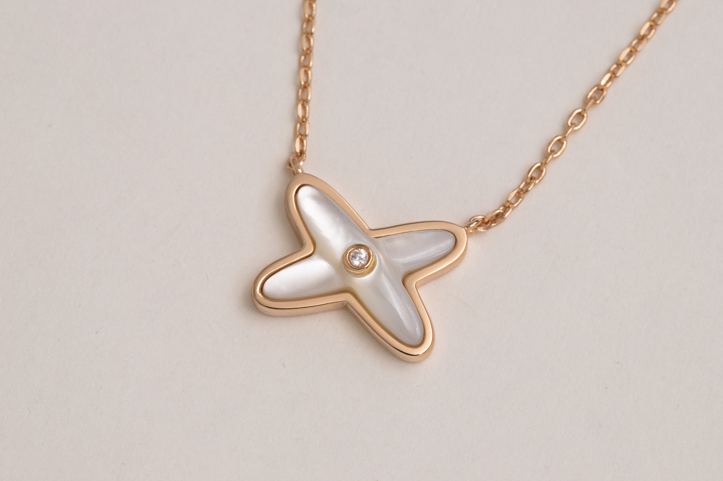 [Love Lucky]JEUX DE NECKLACE 1 DIAMOND