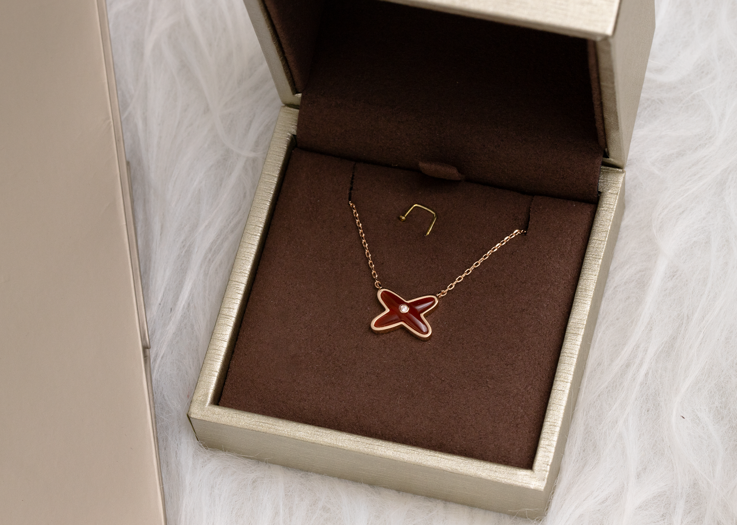 [Love Lucky]JEUX DE NECKLACE 1 DIAMOND