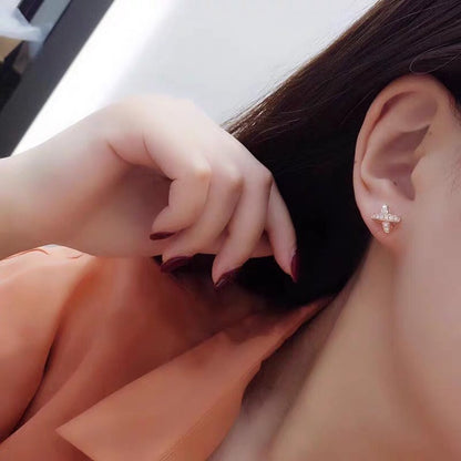 [Love Lucky]JEUX DE GOLD DIAMOND EARRINGS