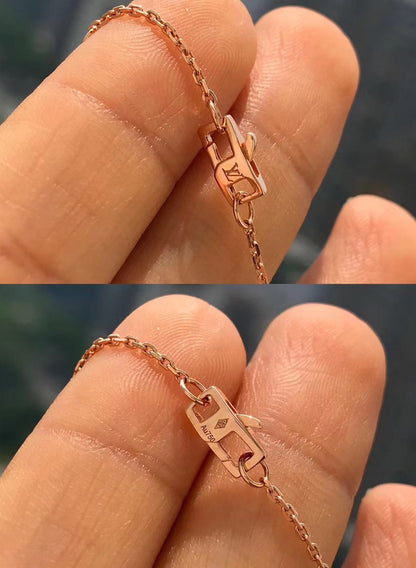 [Love Lucky]BLOSSOM PENDANT PINK GOLD AND DIAMOND