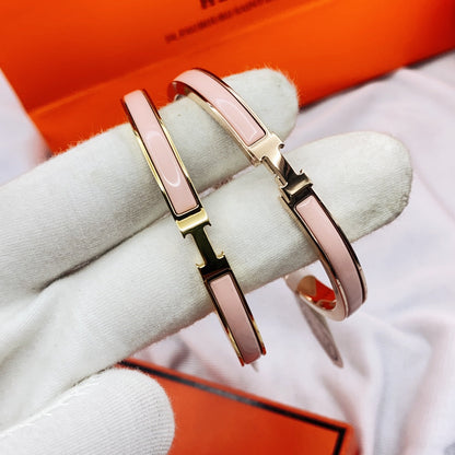 [Love Lucky]CLASSIC HM CLIC  PINK 8MM ENAMEL BRACELET