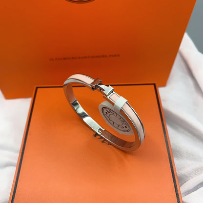 [Love Lucky]CLASSIC HM CLIC  PINK 8MM ENAMEL BRACELET