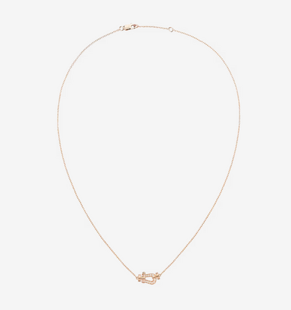 [Love Lucky]FORCE 10 DIAMOND PINK GOLD NECKLACE MINI MODEL