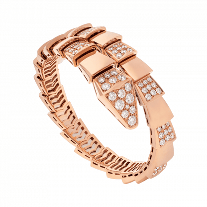 [Love Lucky]SERPENTI WIDE BRACELET PINK GOLD DIAMOND
