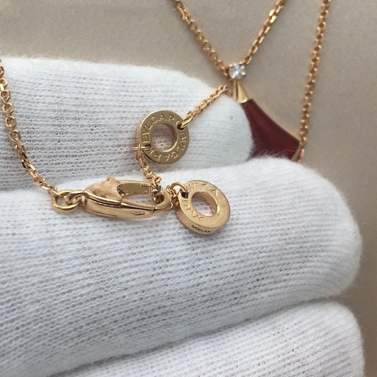 [Love Lucky]DREAM NECKLACE CARNELIAN 1 DIAMOND