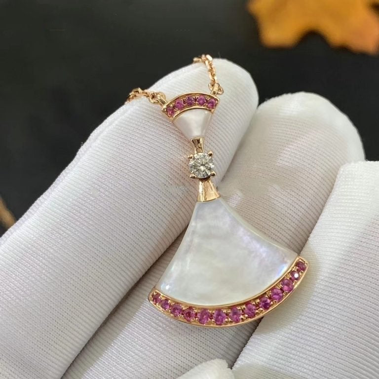 [Love Lucky]DREAM NECKLACE MOP PINK DIAMOND