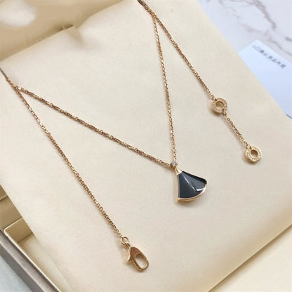 [Love Lucky]DREAM NECKLACE ONYX 1 DIAMOND