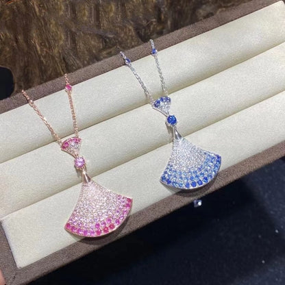 [Love Lucky]DREAM NECKLACE AGATE SILVER DIAMOND