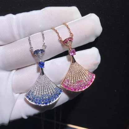 [Love Lucky]DREAM NECKLACE AGATE SILVER DIAMOND