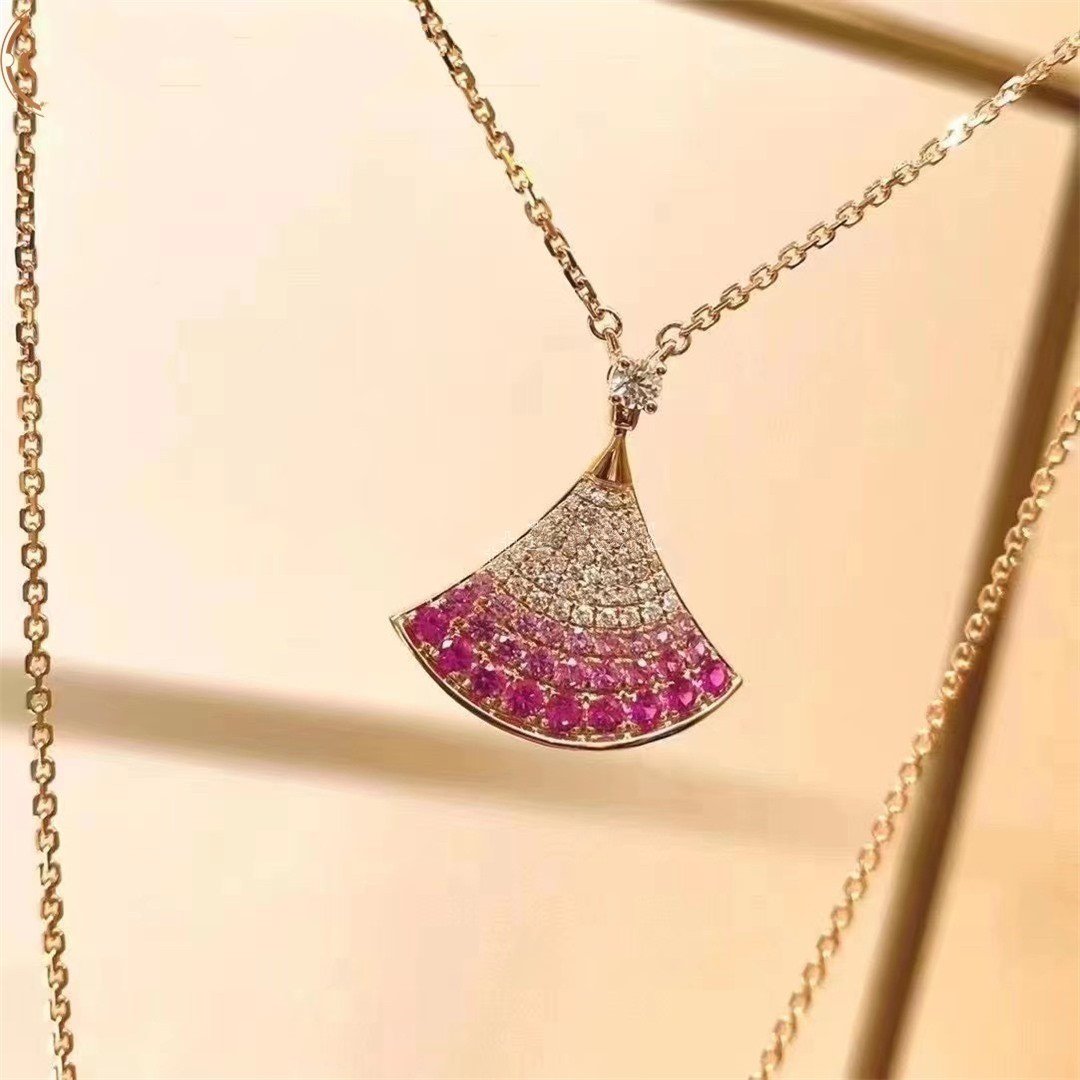 [Love Lucky]DREAM NECKLACE PINK GOLD PINK DIAMOND