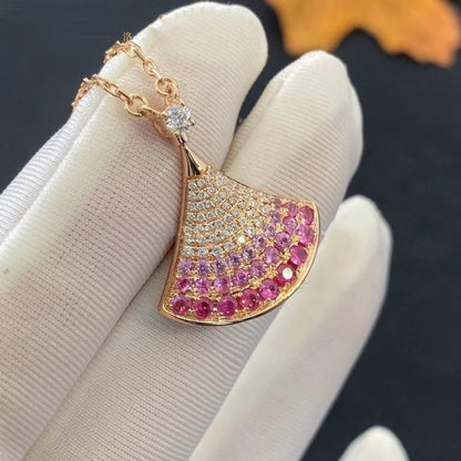 [Love Lucky]DREAM NECKLACE PINK GOLD PINK DIAMOND