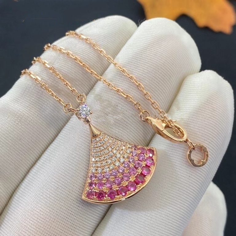 [Love Lucky]DREAM NECKLACE PINK GOLD PINK DIAMOND