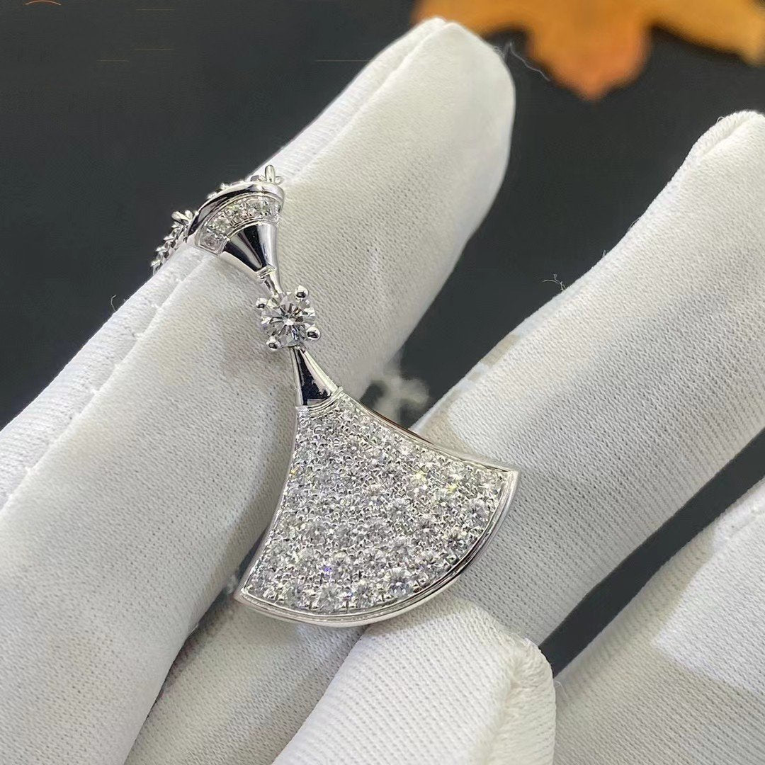 [Love Lucky]DREAM NECKLACE SILVER FULL DIAMOND