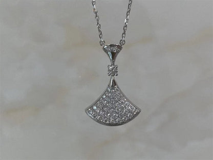 [Love Lucky]DREAM NECKLACE SILVER FULL DIAMOND