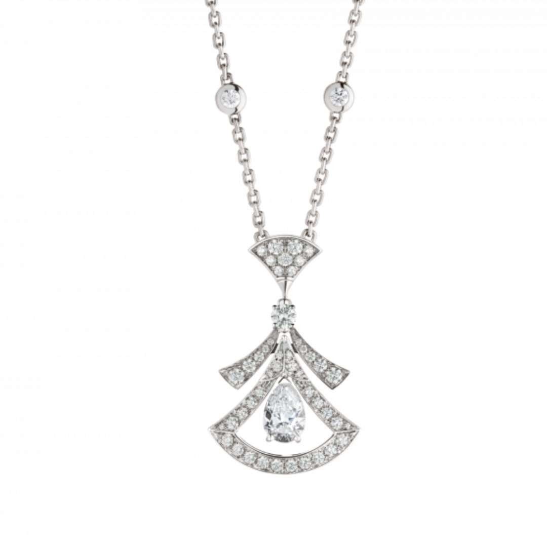 [Love Lucky]DREAM NECKLACE WHITE DIAMOND SILVER