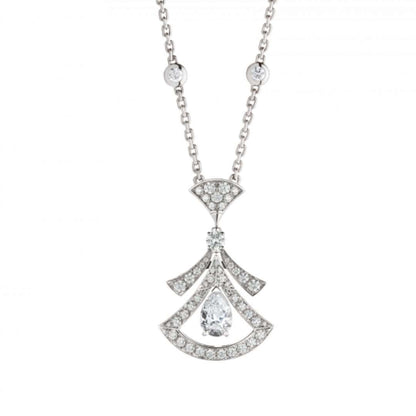 [Love Lucky]DREAM NECKLACE WHITE DIAMOND SILVER