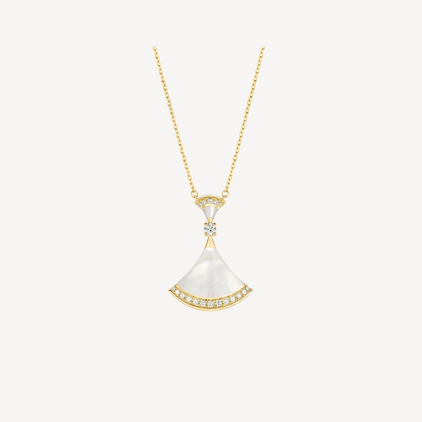 [Love Lucky]DREAM NECKLACE MOP GOLD DIAMOND