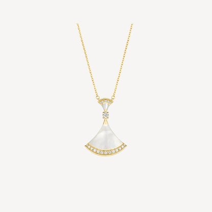 [Love Lucky]DREAM NECKLACE MOP GOLD DIAMOND