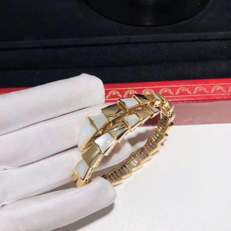[Love Lucky]SERPENTI BRACELET MOP GOLD