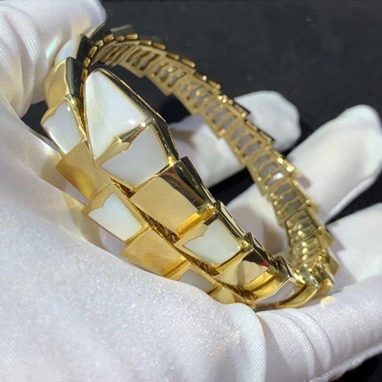 [Love Lucky]SERPENTI BRACELET MOP GOLD