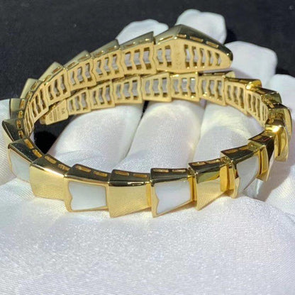 [Love Lucky]SERPENTI BRACELET MOP GOLD