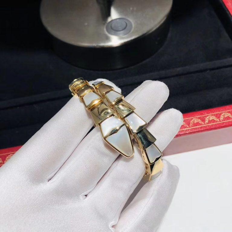 [Love Lucky]SERPENTI BRACELET MOP GOLD