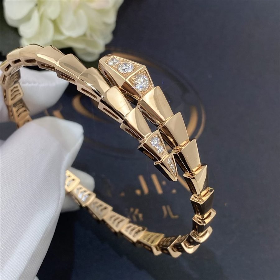 [Love Lucky]SERPENTI BRACELET DIAMONDS PINK GOLD
