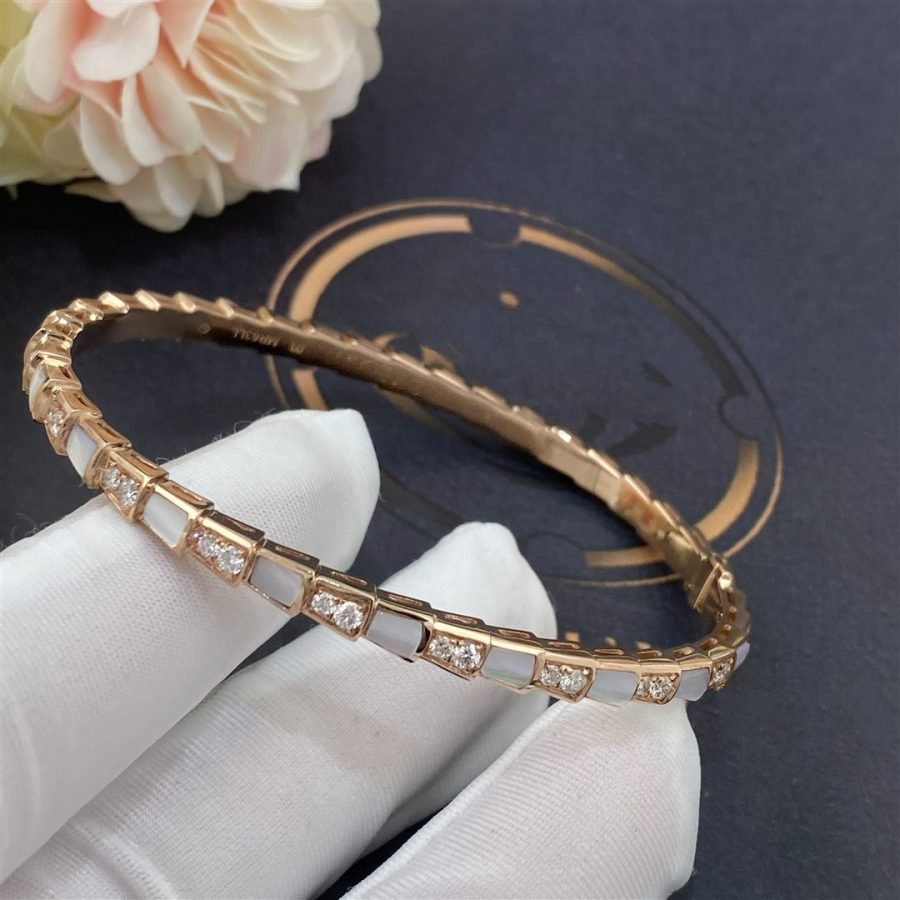 [Love Lucky]SERPENTI BRACELET PINK GOLD MOP DIAMOND