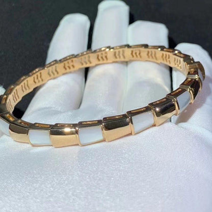 [Love Lucky]SERPENTI BRACELET PINK GOLD MOP
