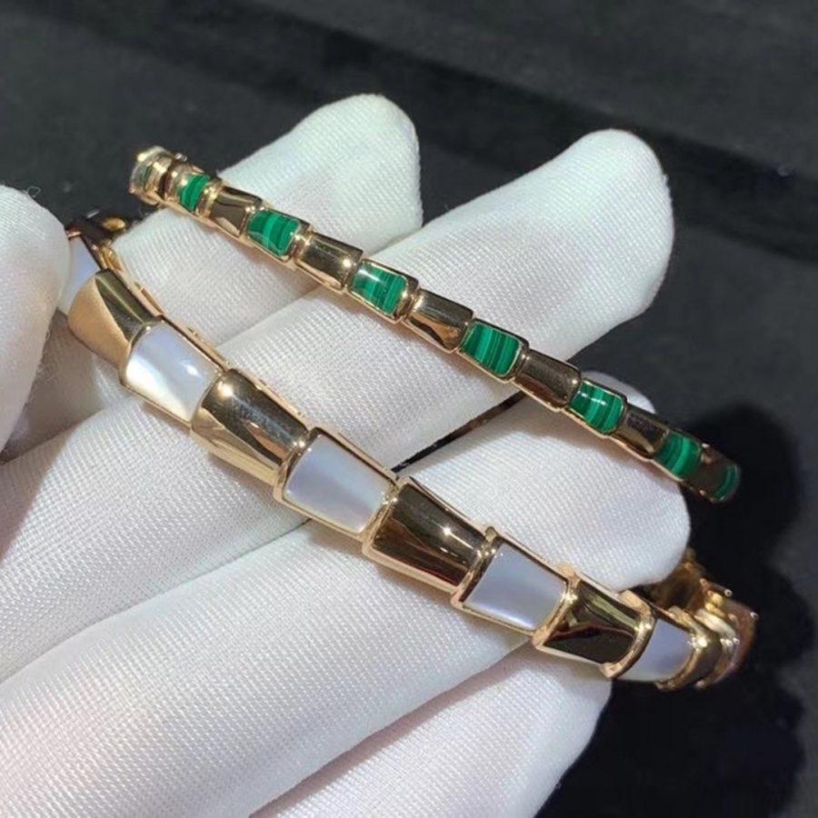 [Love Lucky]SERPENTI BRACELET PINK GOLD MOP