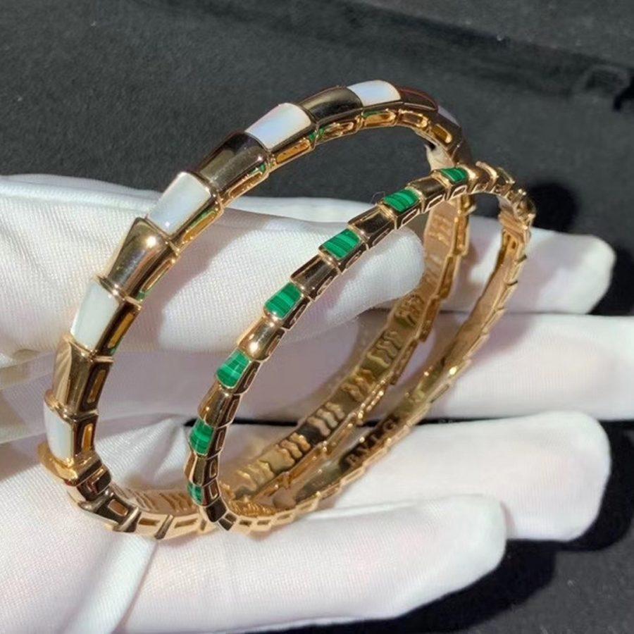 [Love Lucky]SERPENTI BRACELET PINK GOLD MOP