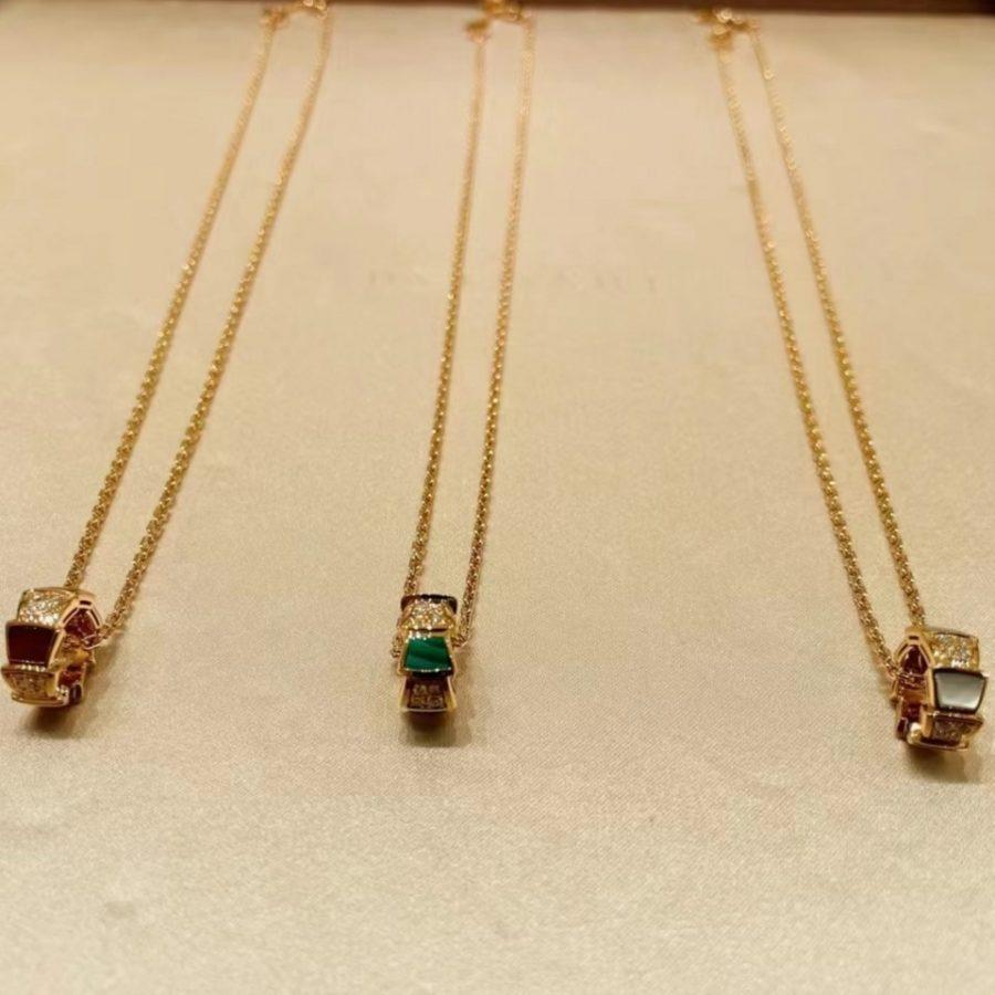 [Love Lucky]SERPENTI PEDANT DIAMOND NECKLACE
