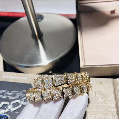 [Love Lucky]SERPENTI BRACELET 8MM GOLD DIAMOND