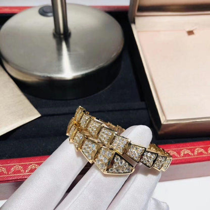 [Love Lucky]SERPENTI BRACELET 8MM GOLD DIAMOND