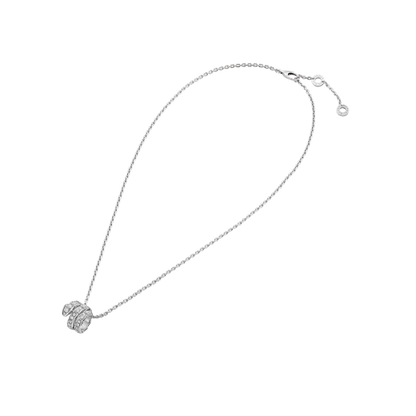 [Love Lucky]SERPENTI  NECKLACE DOUBLE RING DIAMOND