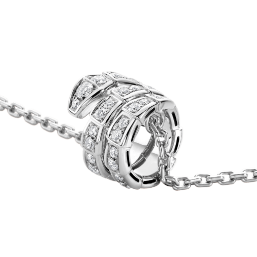 [Love Lucky]SERPENTI  NECKLACE DOUBLE RING DIAMOND